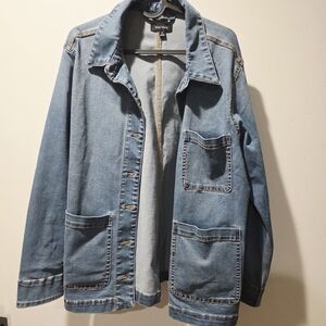 Well Worn Blue Denim Jacket